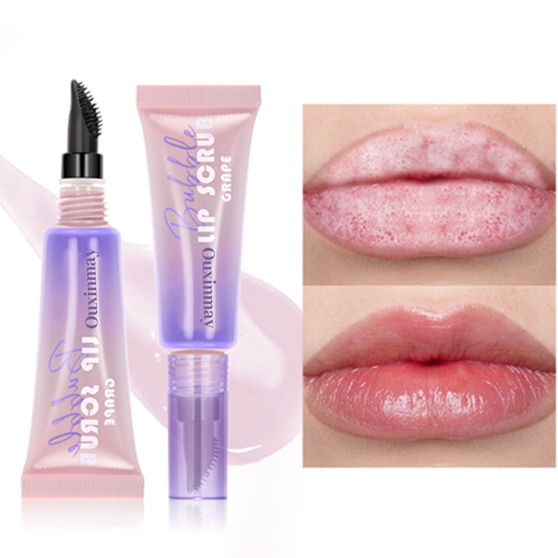 Lip Brush Tube Cosmetic Packaging Squeeze Tube with Lip Brush