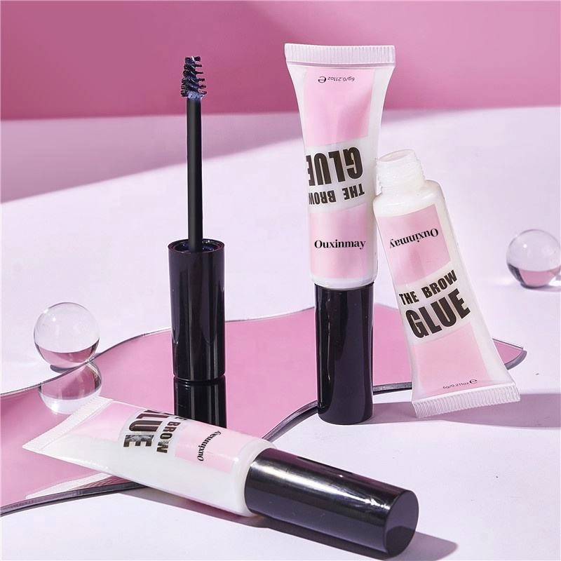 Custom Cosmetic Soft Plastic Lipgloss Make-up Packing Tube with Brush