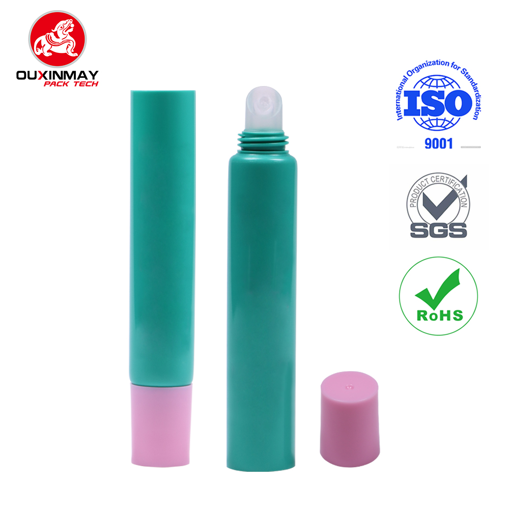 Lip Balm Tube with Silicone Applicator Private Label Empty 5ml 8ml 10ml 12ml 15ml Plastic Cosmetic Lipgloss Tube