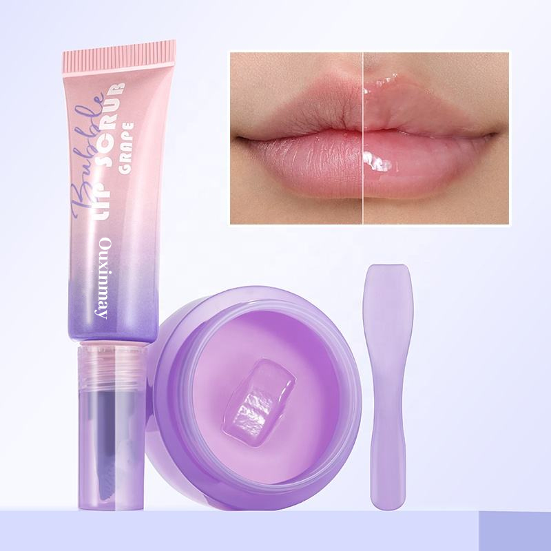 Lip Brush Tube Cosmetic Packaging Squeeze Tube with Lip Brush