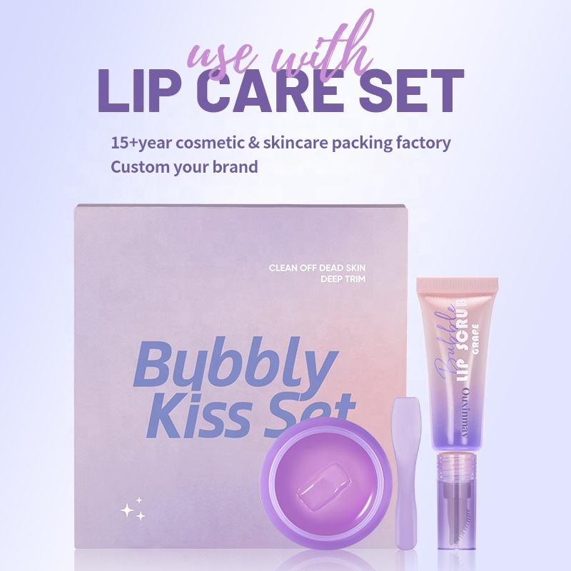 Lip Brush Tube Cosmetic Packaging Squeeze Tube with Lip Brush