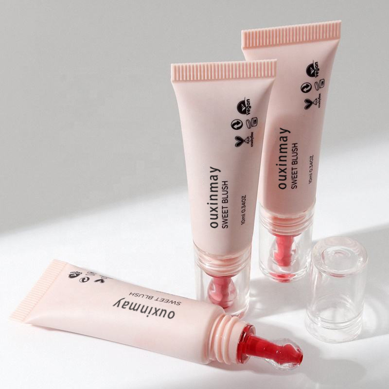 Soft Plastic Cosmetic Eye Cream /Lipgloss Tube with Clear Dropper for Skin Care Essence Squeeze Packaging