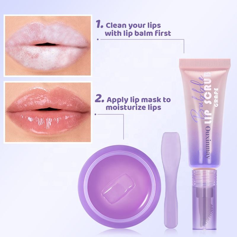 Lip Brush Tube Cosmetic Packaging Squeeze Tube with Lip Brush