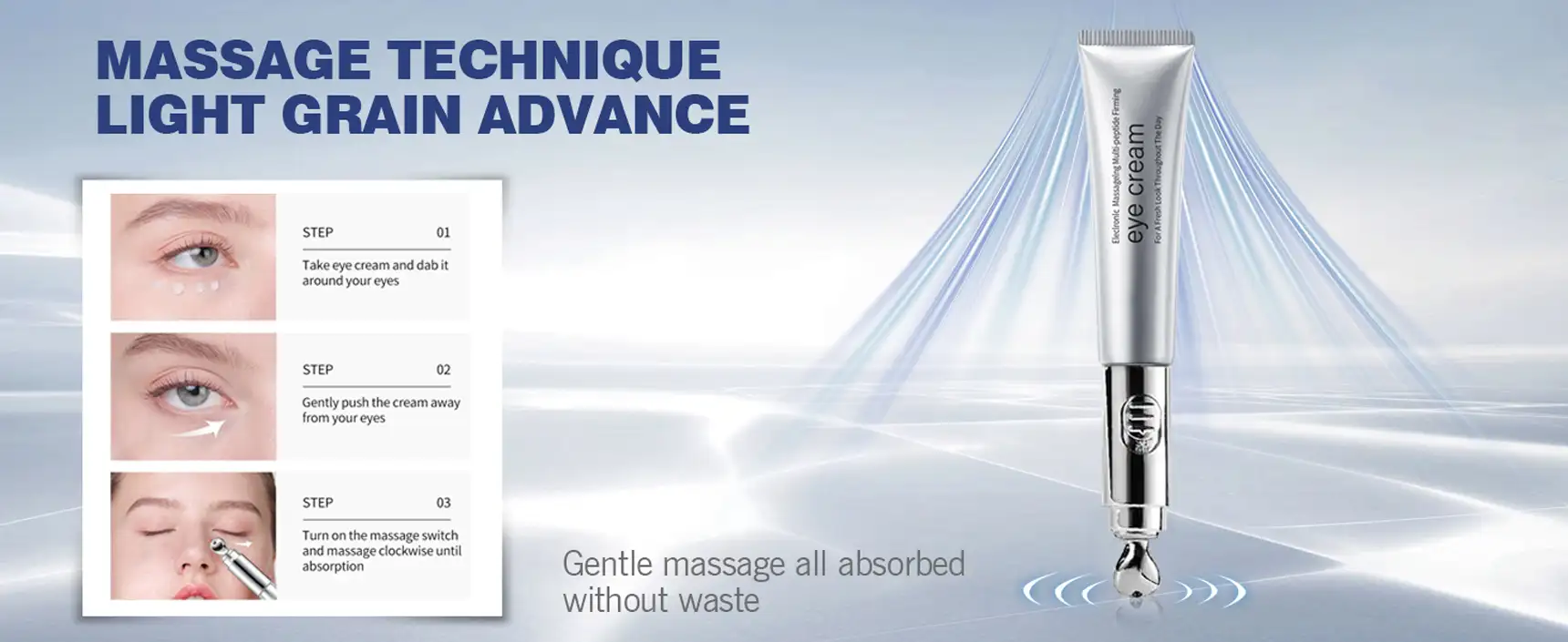 Electric eye cream massage tube