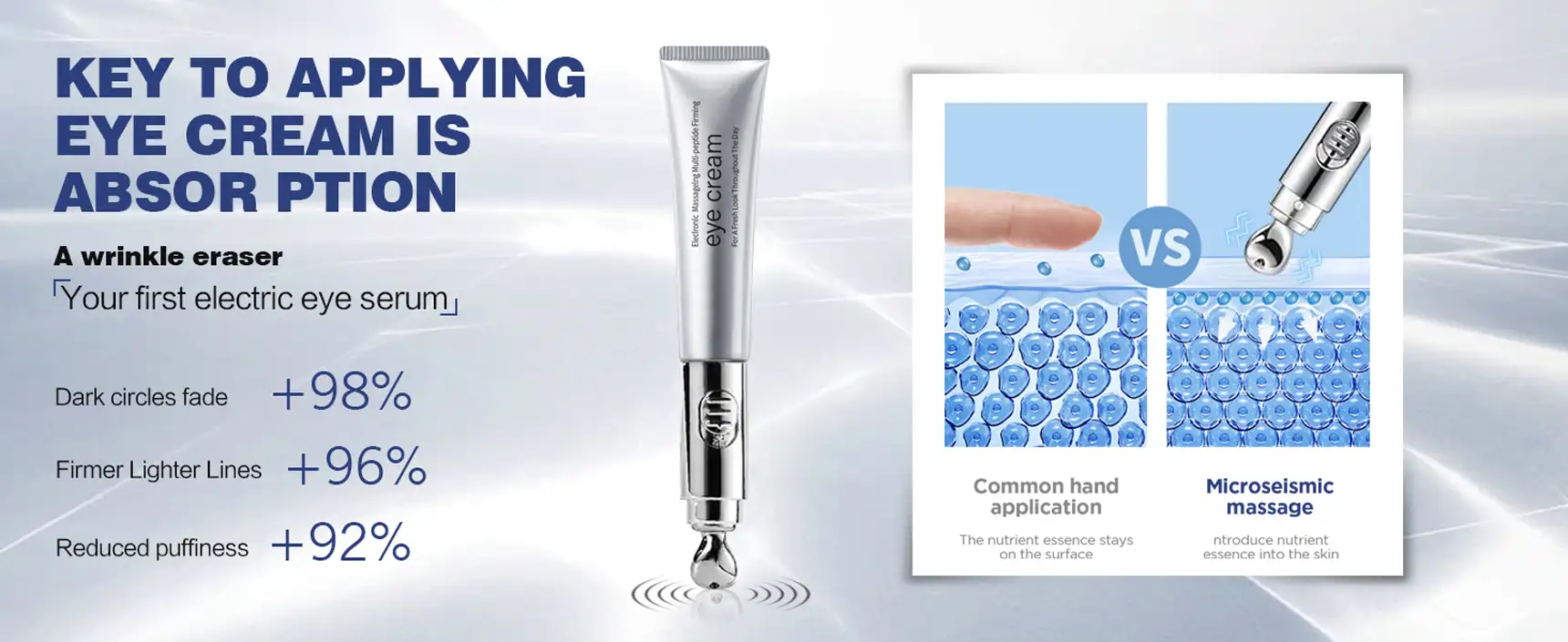 Electric eye cream massage tube