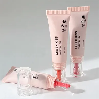 Soft Plastic Cosmetic Eye Cream /Lipgloss Tube with Clear Dropper for Skin Care Essence Squeeze Packaging