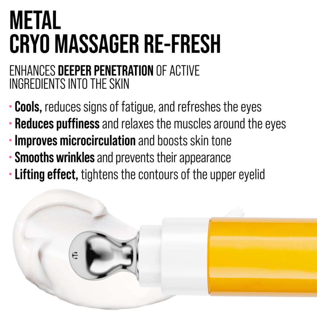 Eye cream massage tube