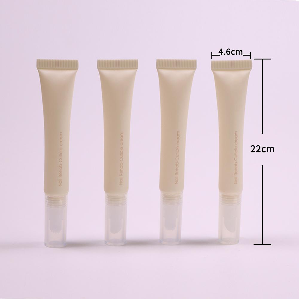 Silicone Lip Brush Tube Soft Plastic Cosmetic Packaging Soft Silicone Lip Care Scrub Tube