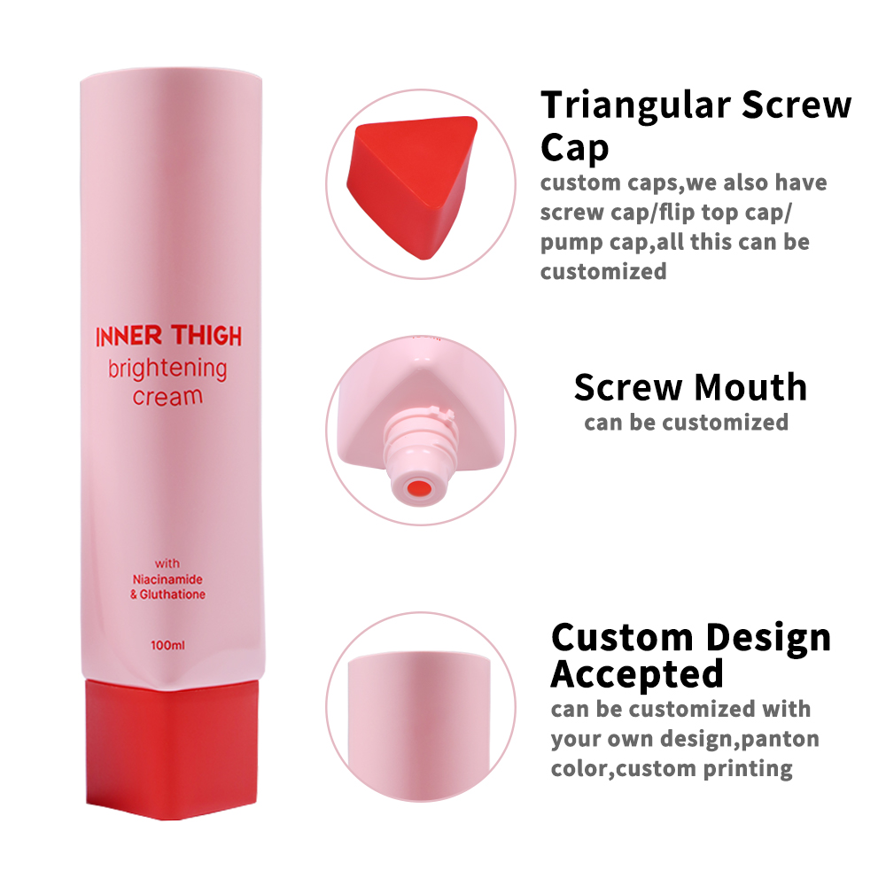 Eco-Friendly PCR Recyclable Bio Facial Cleanser Squeeze Tube