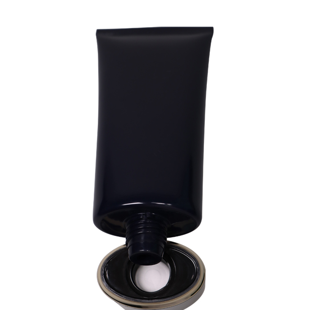 Oval Plastic Cosmetic Packaging Squeeze Sunscreen/Face Wash Tube