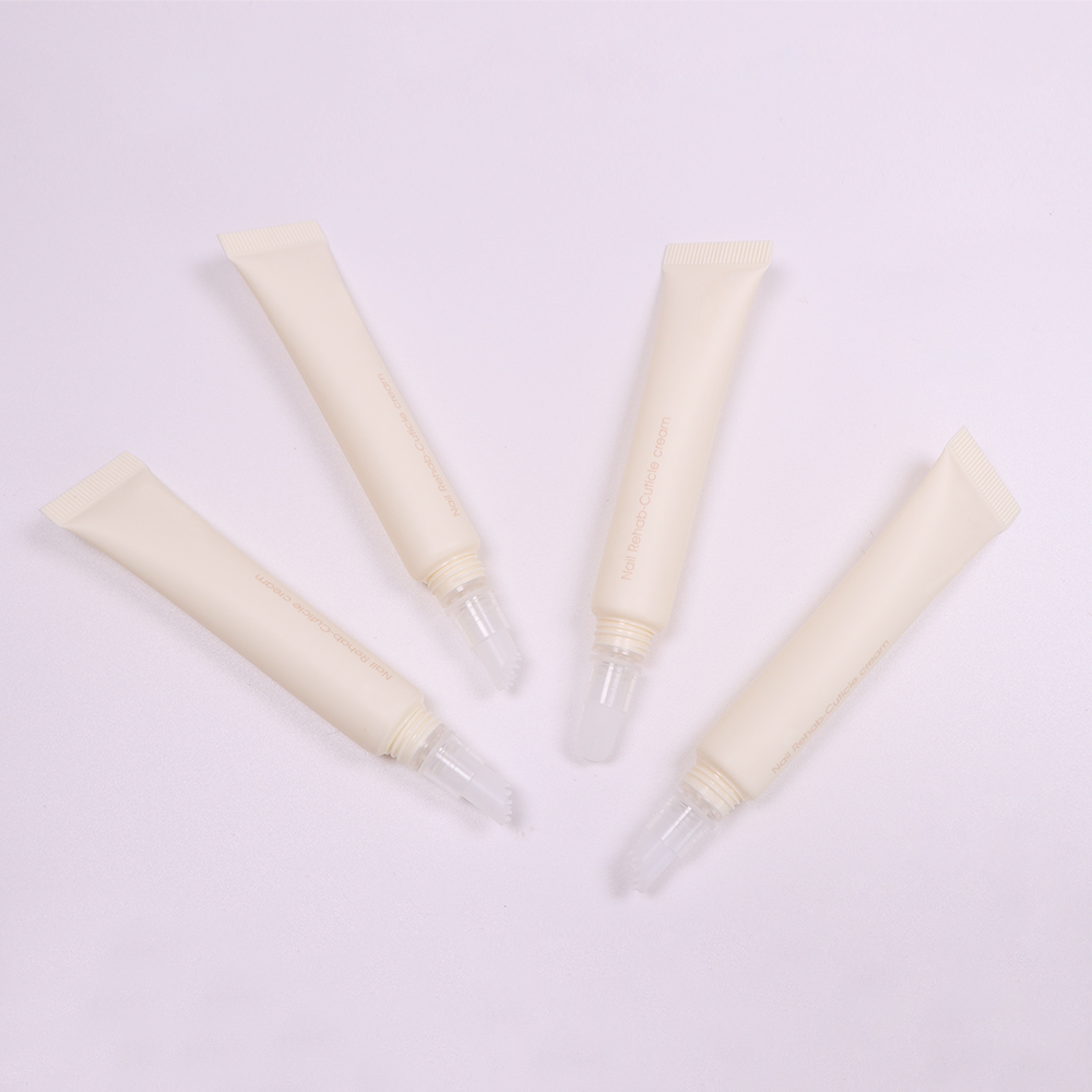 Silicone Lip Brush Tube Soft Plastic Cosmetic Packaging Soft Silicone Lip Care Scrub Tube
