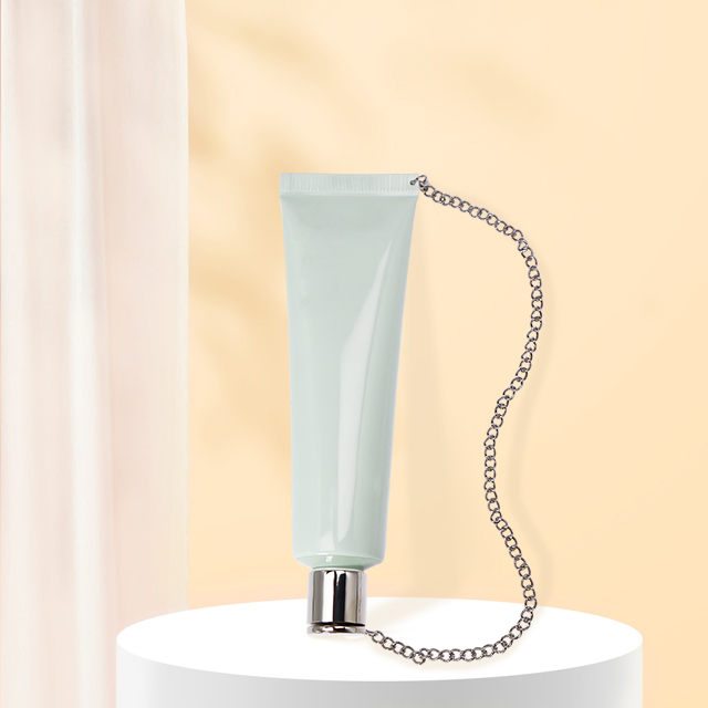 Aluminum / Aluminum-plastic Hand Cream Tube with Metal Chain