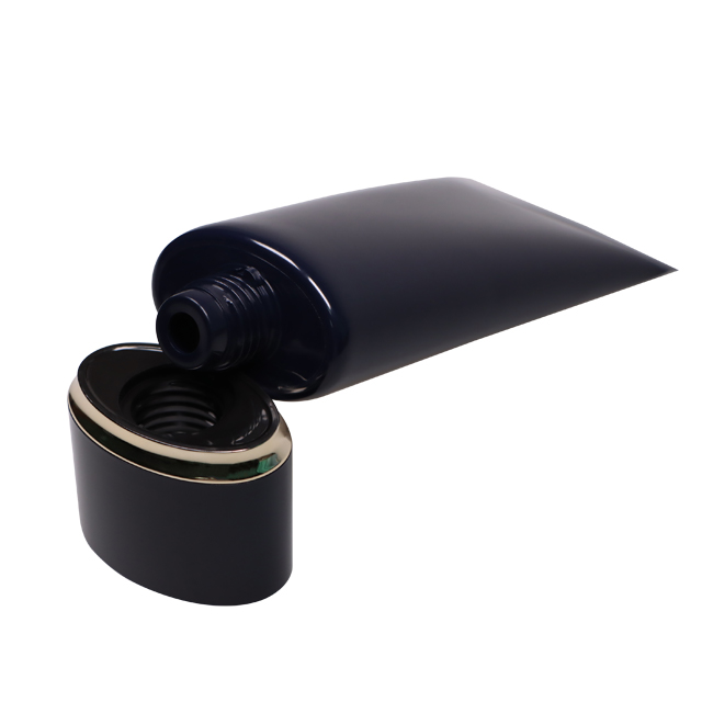 Oval Plastic Cosmetic Packaging Squeeze Sunscreen/Face Wash Tube