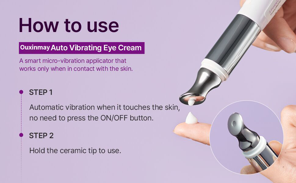 Eye cream massage tube