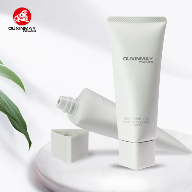 Eco-Friendly PCR Recyclable Bio Facial Cleanser Squeeze Tube