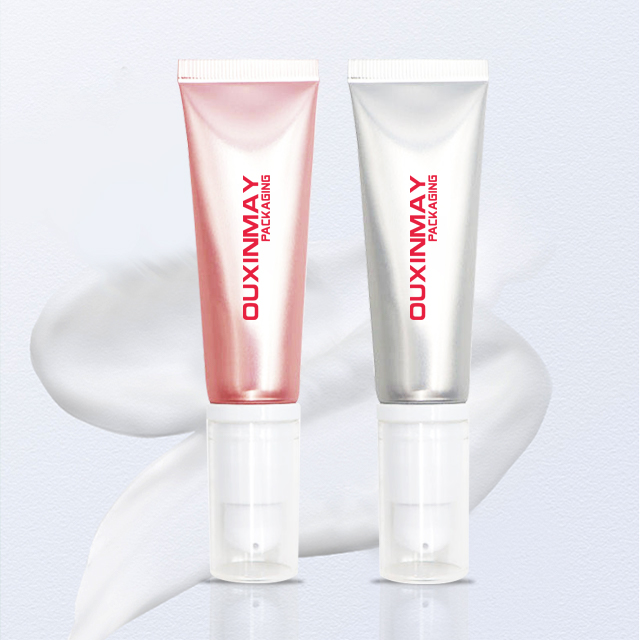Vacuum Pump Plastic Squeeze Sunscreen / BB cream / Lotion Tube
