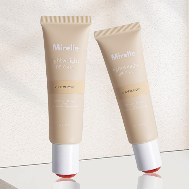 Plastic Cosmetic Packaging Extrusion Tube with Pressing Disc Cap