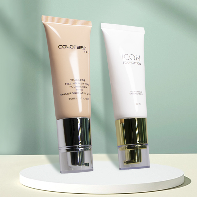 Airless Pump Tube Squeeze Sunscreen/BB Cream Tube Package