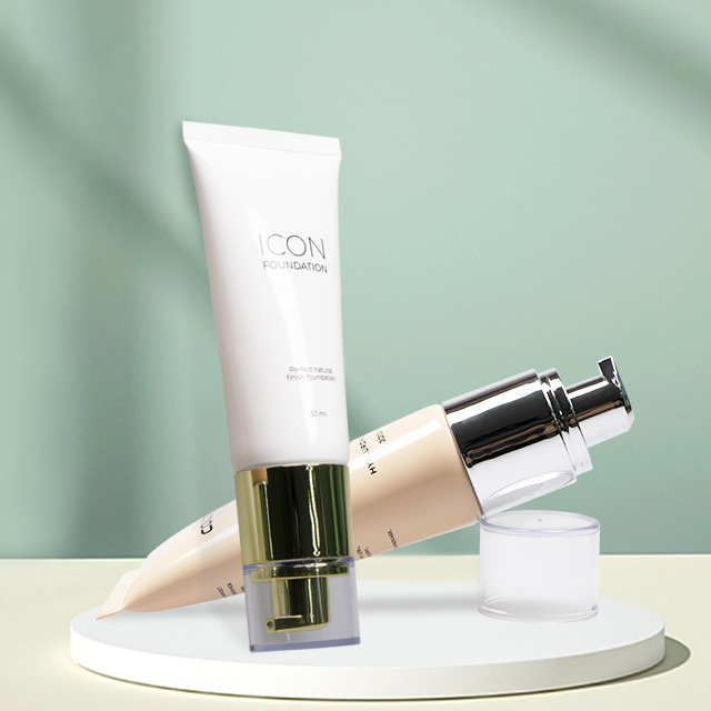 Airless Pump Tube Squeeze Sunscreen/BB Cream Tube Package