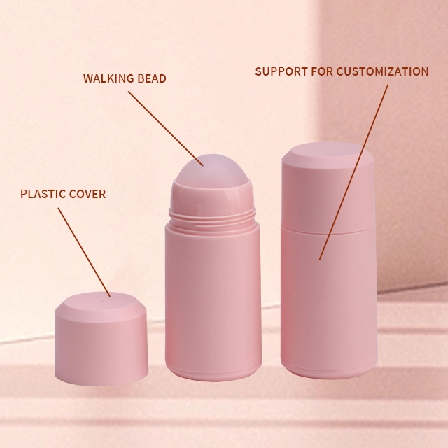 Body-care Plastic Packaging Antiperspirant Bottle with Plastic Applicator Roller