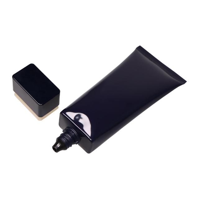 Square-shaped Cosmetic Plastic Squeeze Tube for Sunscreen Cream