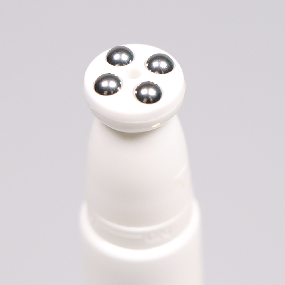 Custom Cosmetic Soft Plastic Tube with Zinc Alloy 4 Metal balls Eye Cream Massage Tube