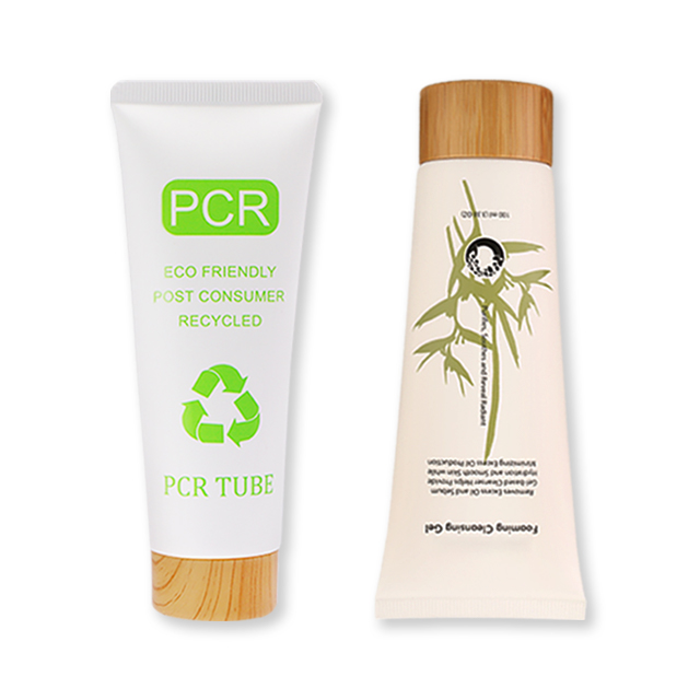 Eco-Friendly PCR Tube Recyclable Bio Facial Cleanser Squeeze Tube