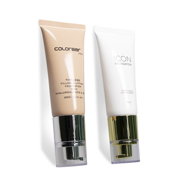 Airless Pump Tube Squeeze Sunscreen/BB Cream Tube Package