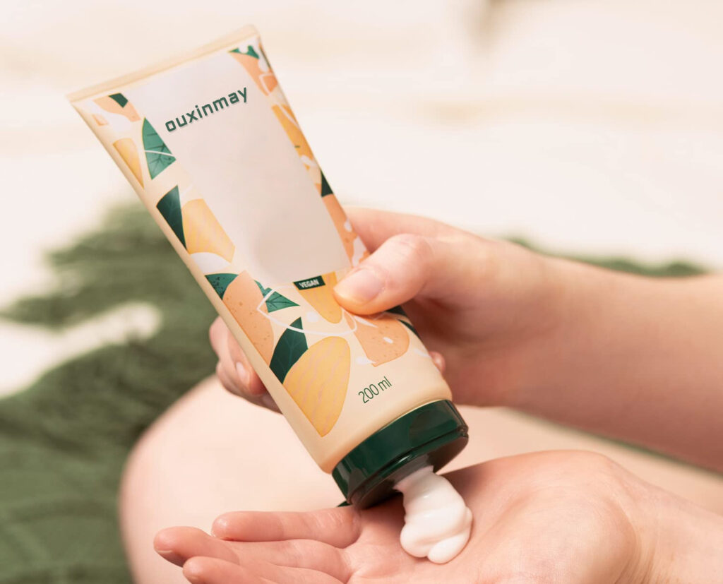 face wash tube