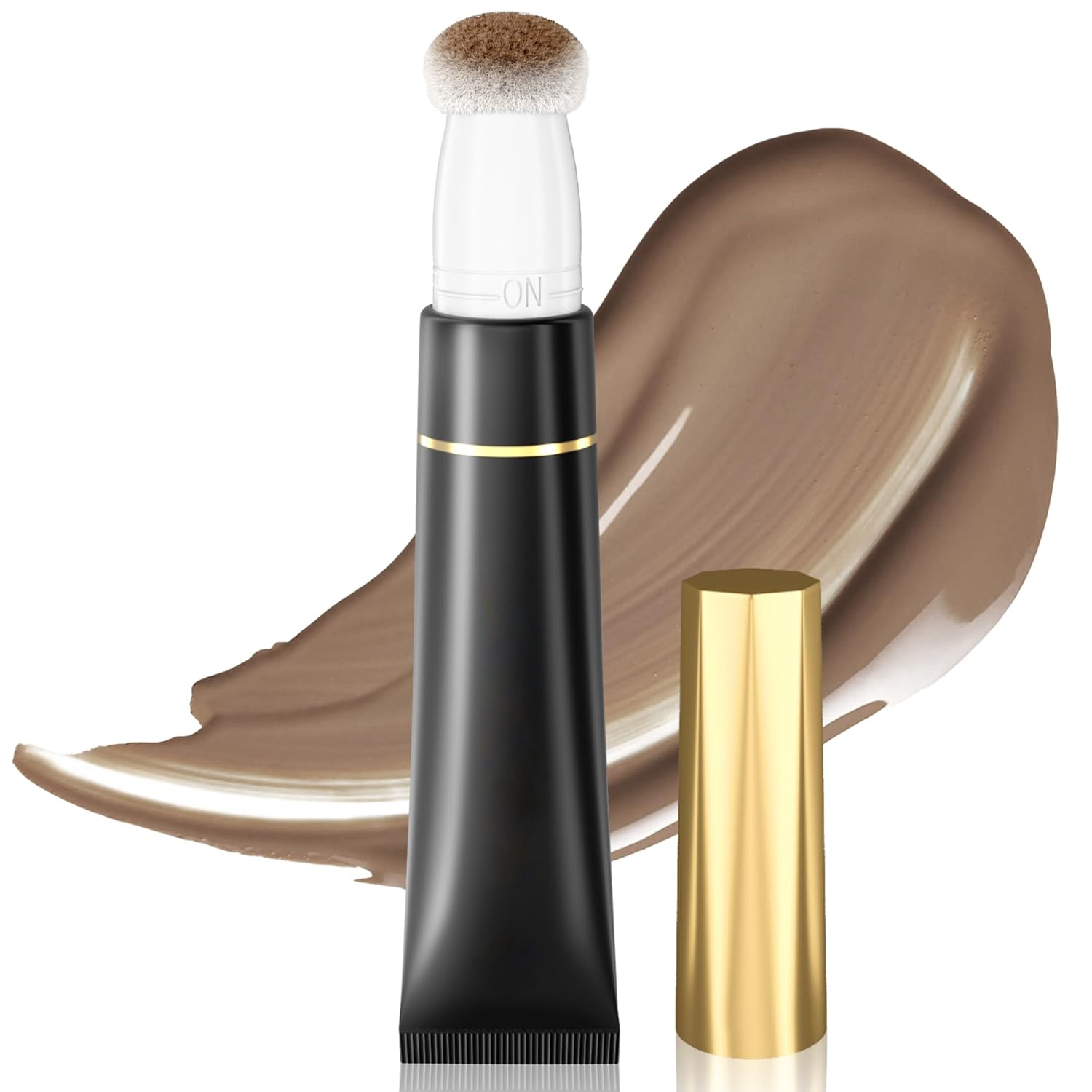 Flocked Head Tube Cosmetic Plastic Contour/Eyeshadow/Tube