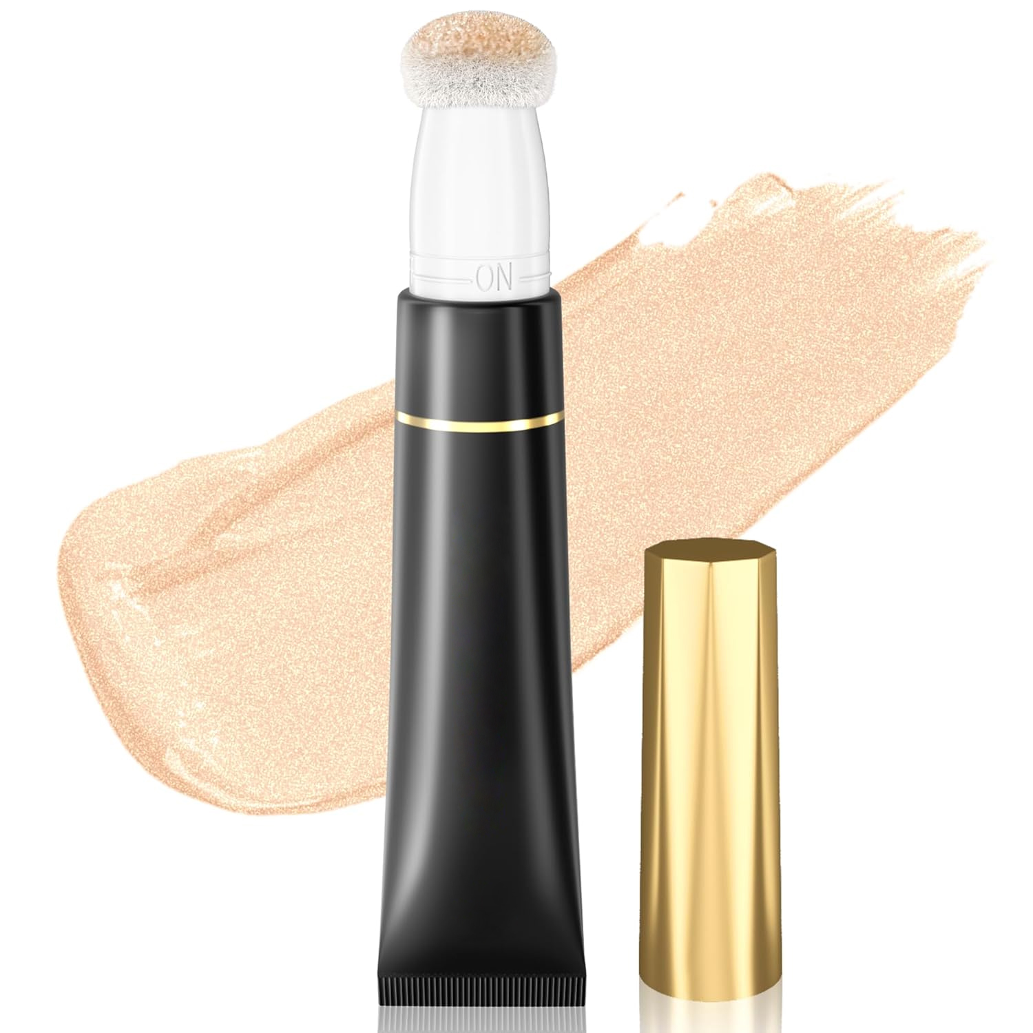 Flocked Head Tube Cosmetic Plastic Contour/Eyeshadow/Tube
