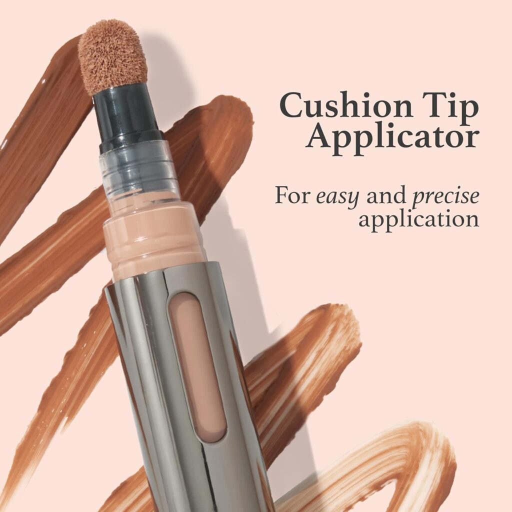 Flocked head makeup tube