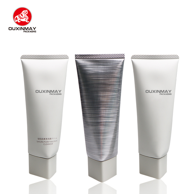 Eco-Friendly PCR Recyclable Bio Facial Cleanser Squeeze Tube