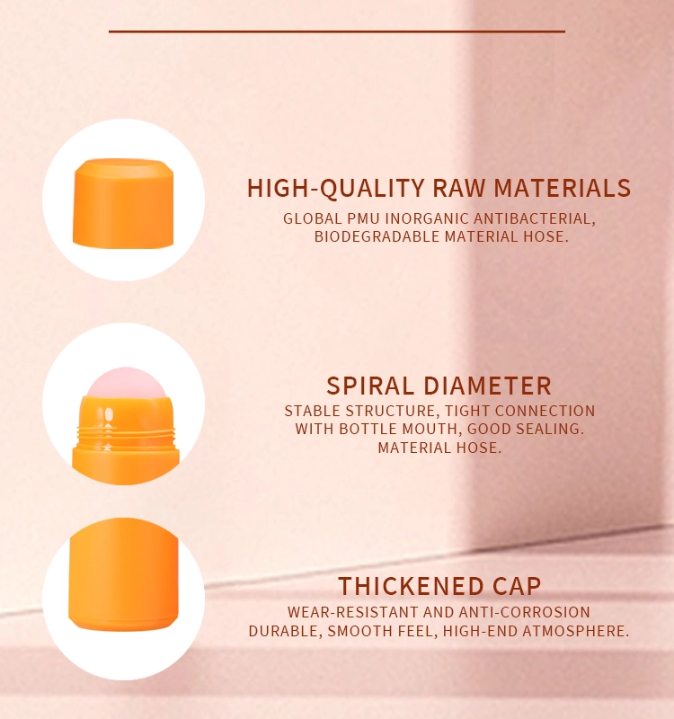 Body-care Plastic Packaging Antiperspirant Bottle with Plastic Applicator Roller