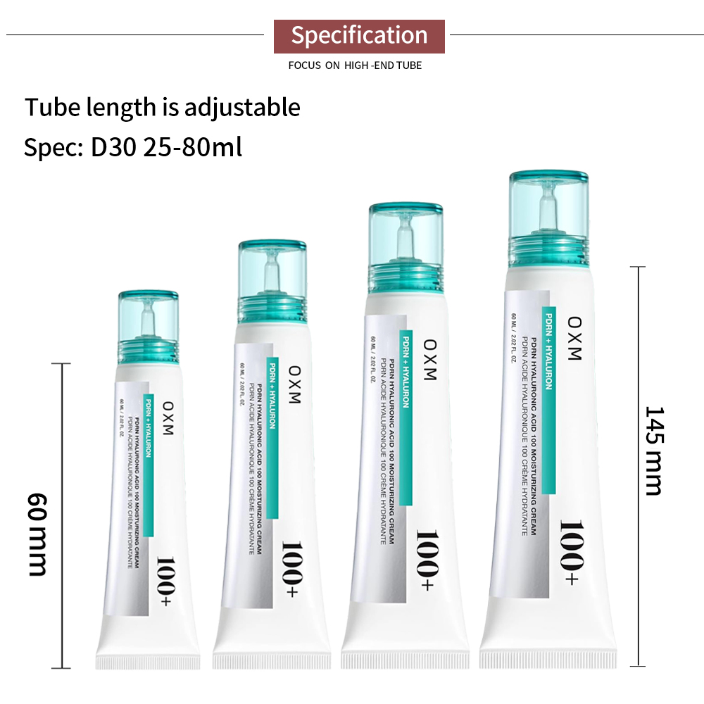 Cosmtic Dropper Tube PETG Dropper Applicator for Eyecream Squeeze Plastic Tube
