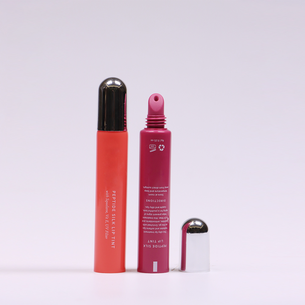 Silicone tip lipstick tube