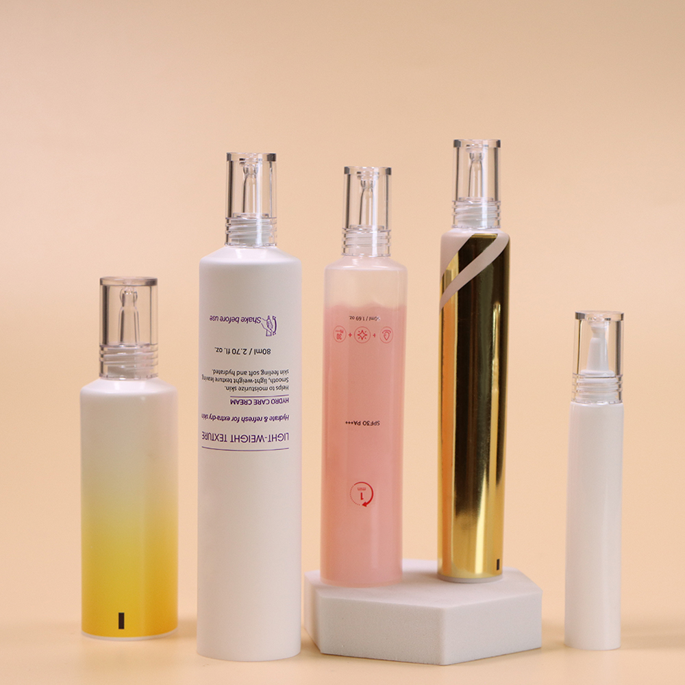 Dropper Tube Clear PETG Dropper PE Cosmetic Plastic Eyecream Tube