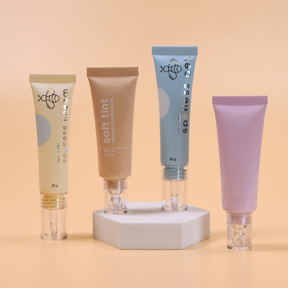 Dropper Tube Clear PETG Dropper PE Cosmetic Plastic Eyecream Tube