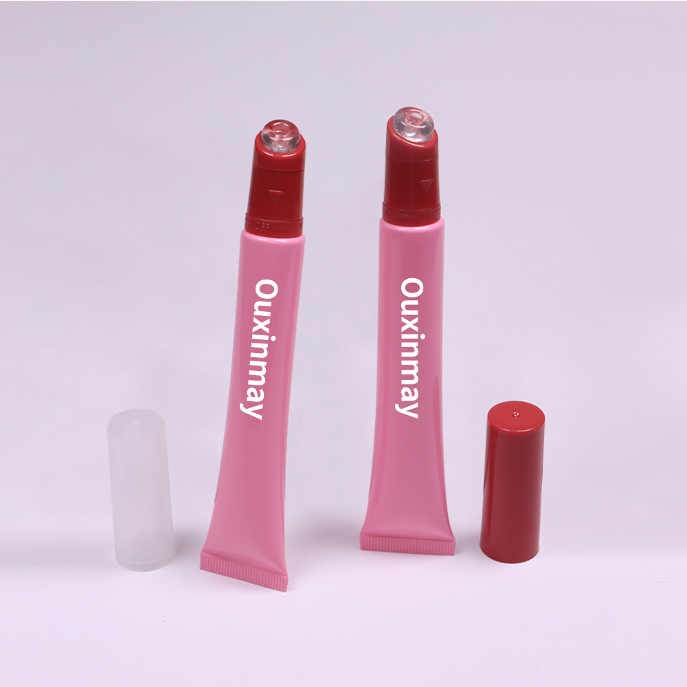 Silicone Ring Lipgloss Tube–0° Degree Silicone Rotatable Soft Cosmetic Tube