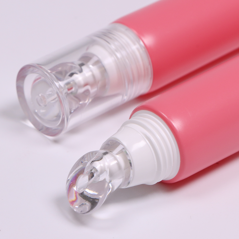 OUXINMAY Custom PETG Mouth Soft Plastic Lipgloss Lipstick  Squeeze Packaging Tube