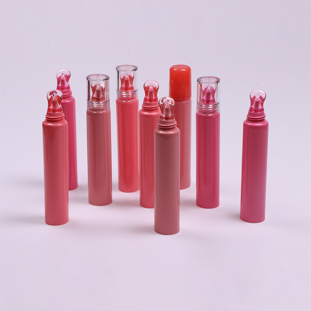 OUXINMAY Custom PETG Mouth Soft Plastic Lipgloss Lipstick  Squeeze Packaging Tube