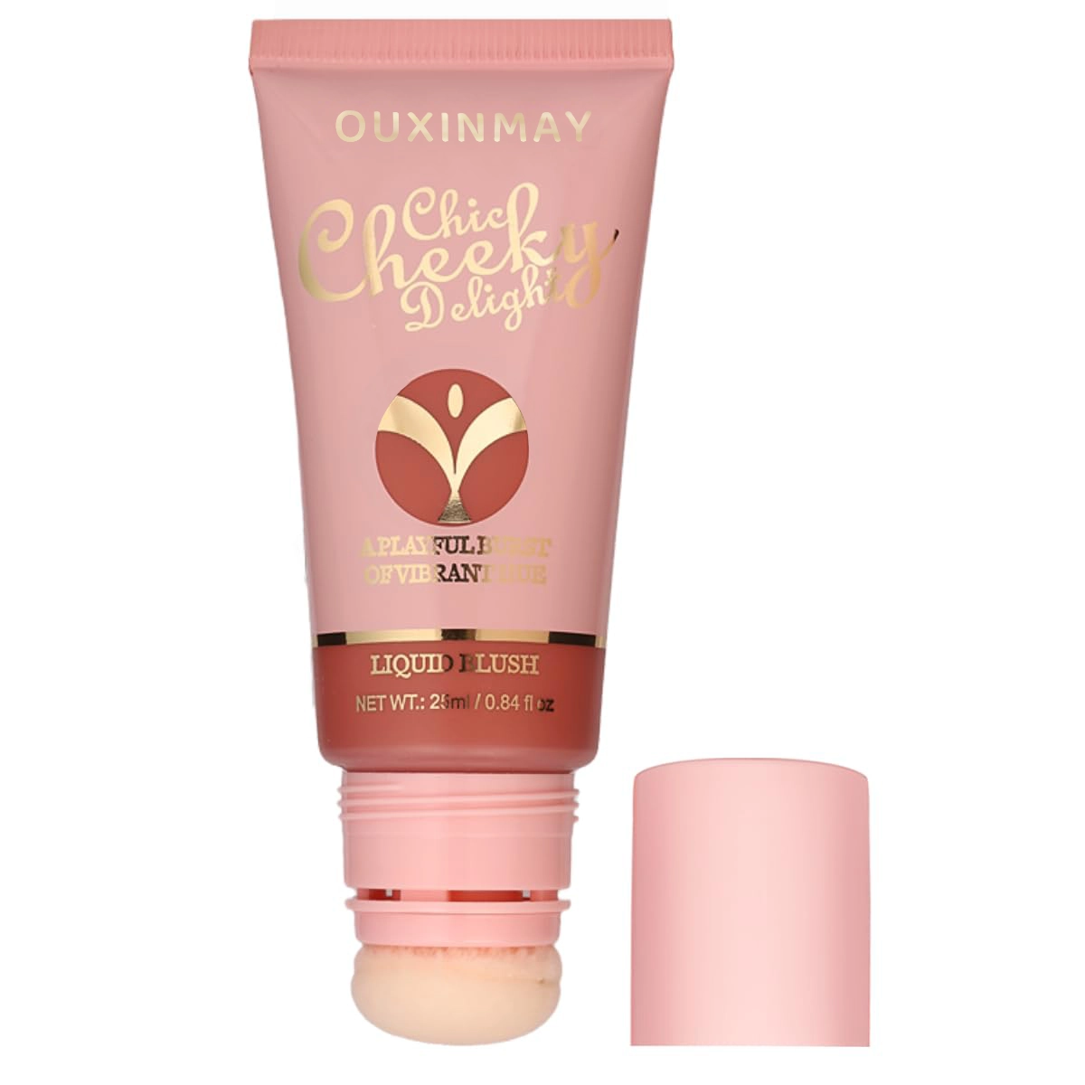 Flocking Cosmetic Tube PE Squeeze Packaging for Blush & Liquid Foundation
