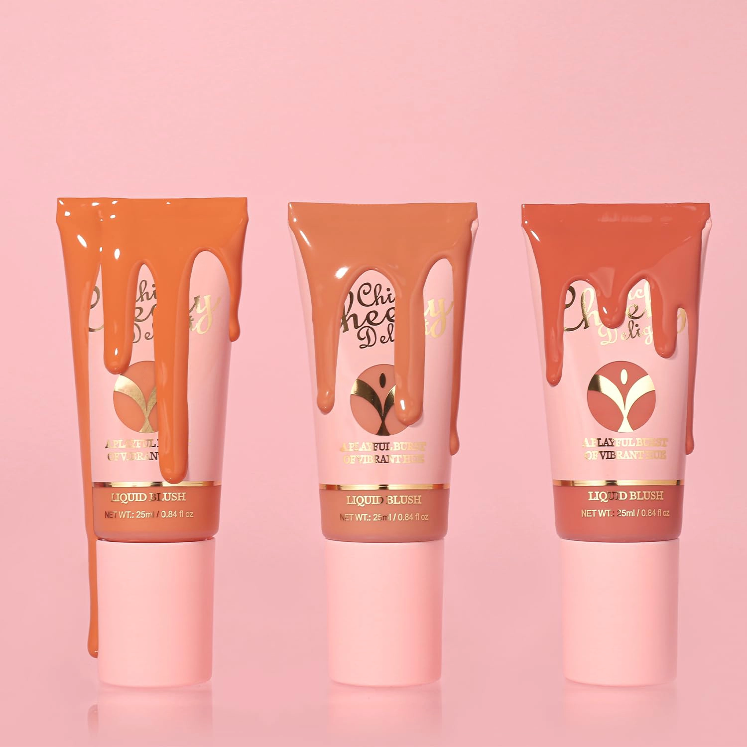 Flocking Cosmetic Tube PE Squeeze Packaging for Blush & Liquid Foundation