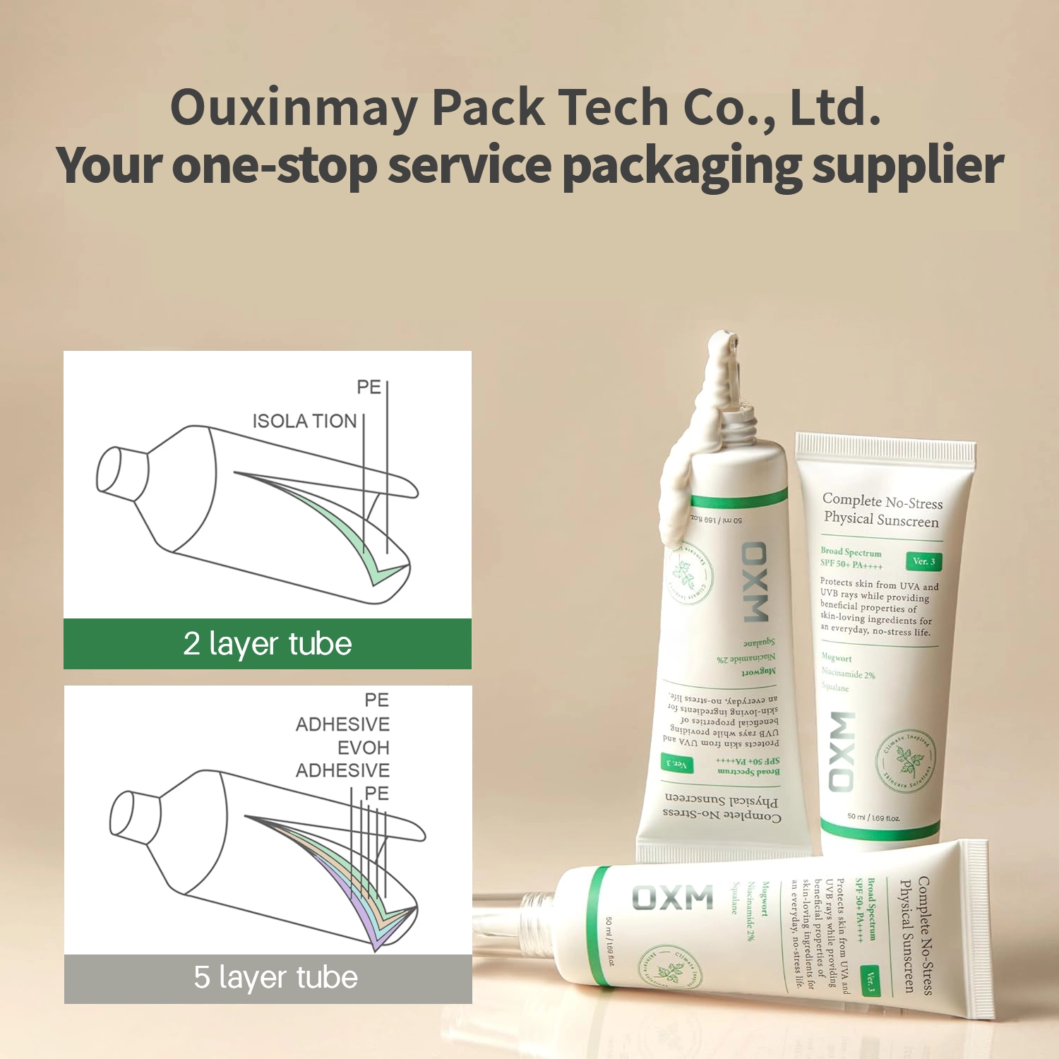 D22 Dropper Tube Eye Cream Serum Skin Care Packaging Tube