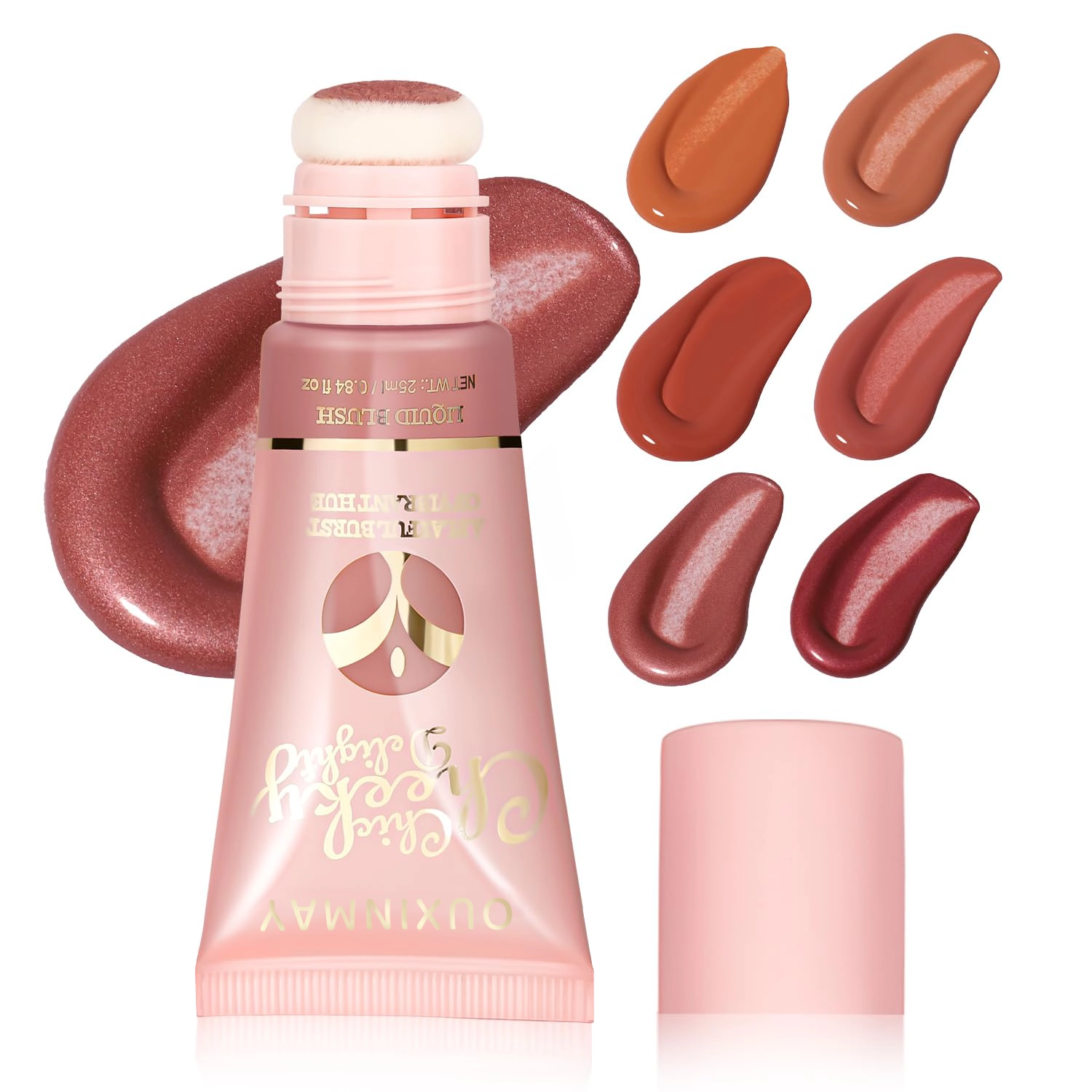 Flocking Cosmetic Tube PE Squeeze Packaging for Blush & Liquid Foundation