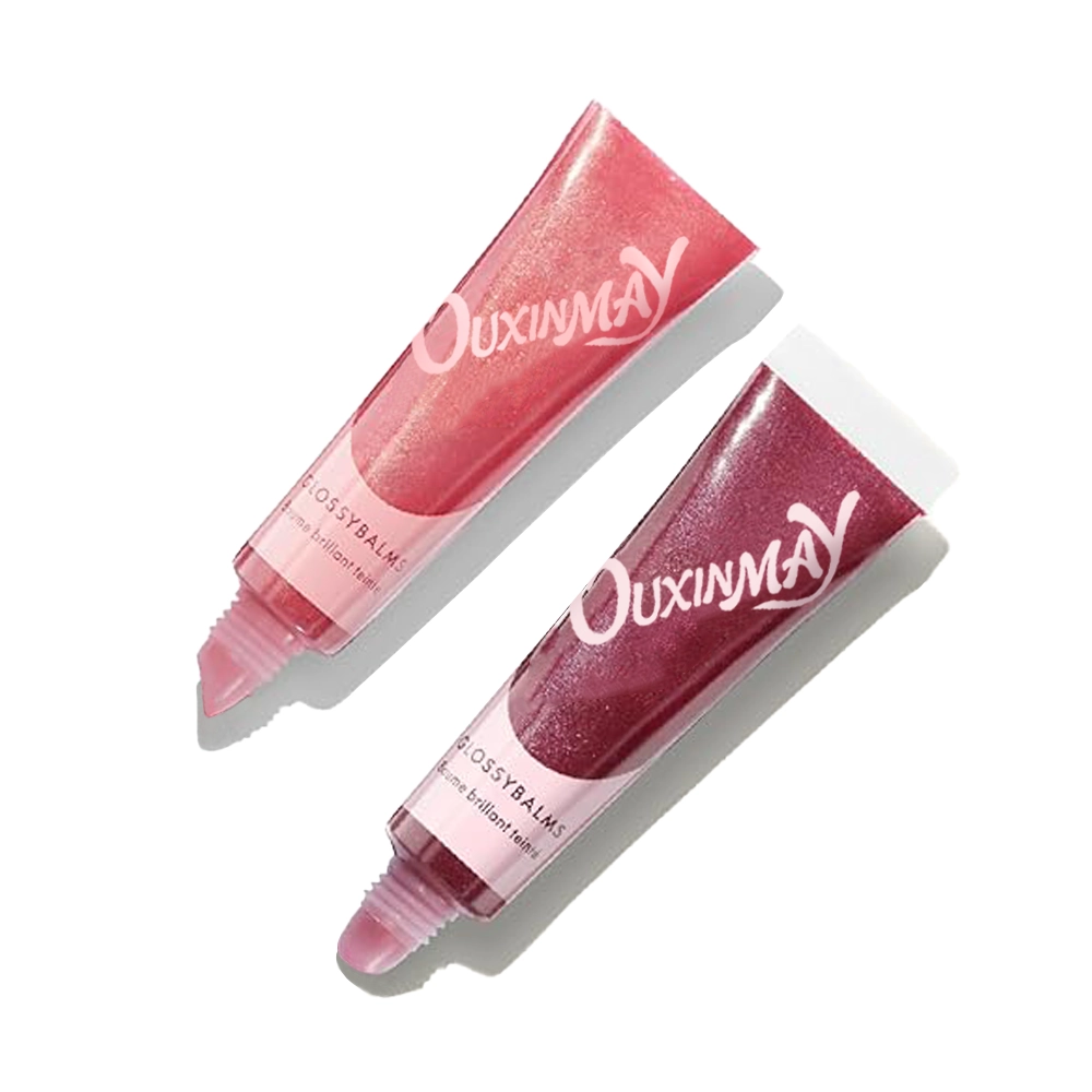 D19 Lipgloss Tube Cosmetic Packaging Squeeze Lipstick Tube with Silicone Case