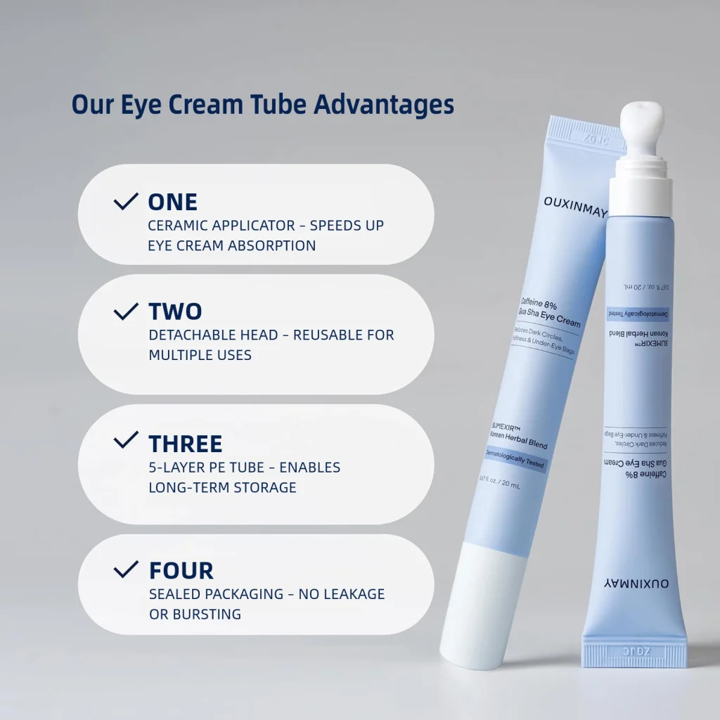 Eye cream massage tube
