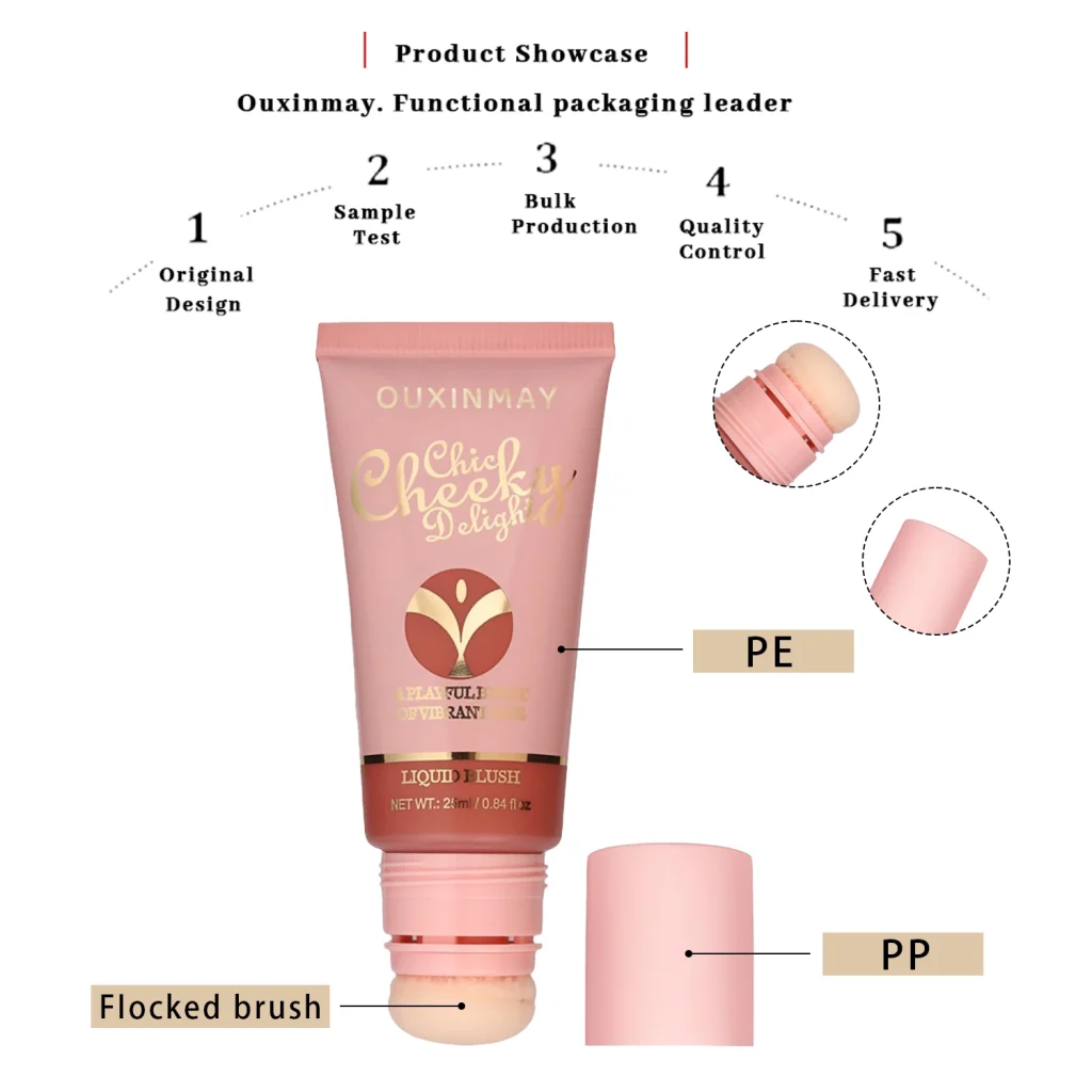 Flocking Cosmetic Tube
