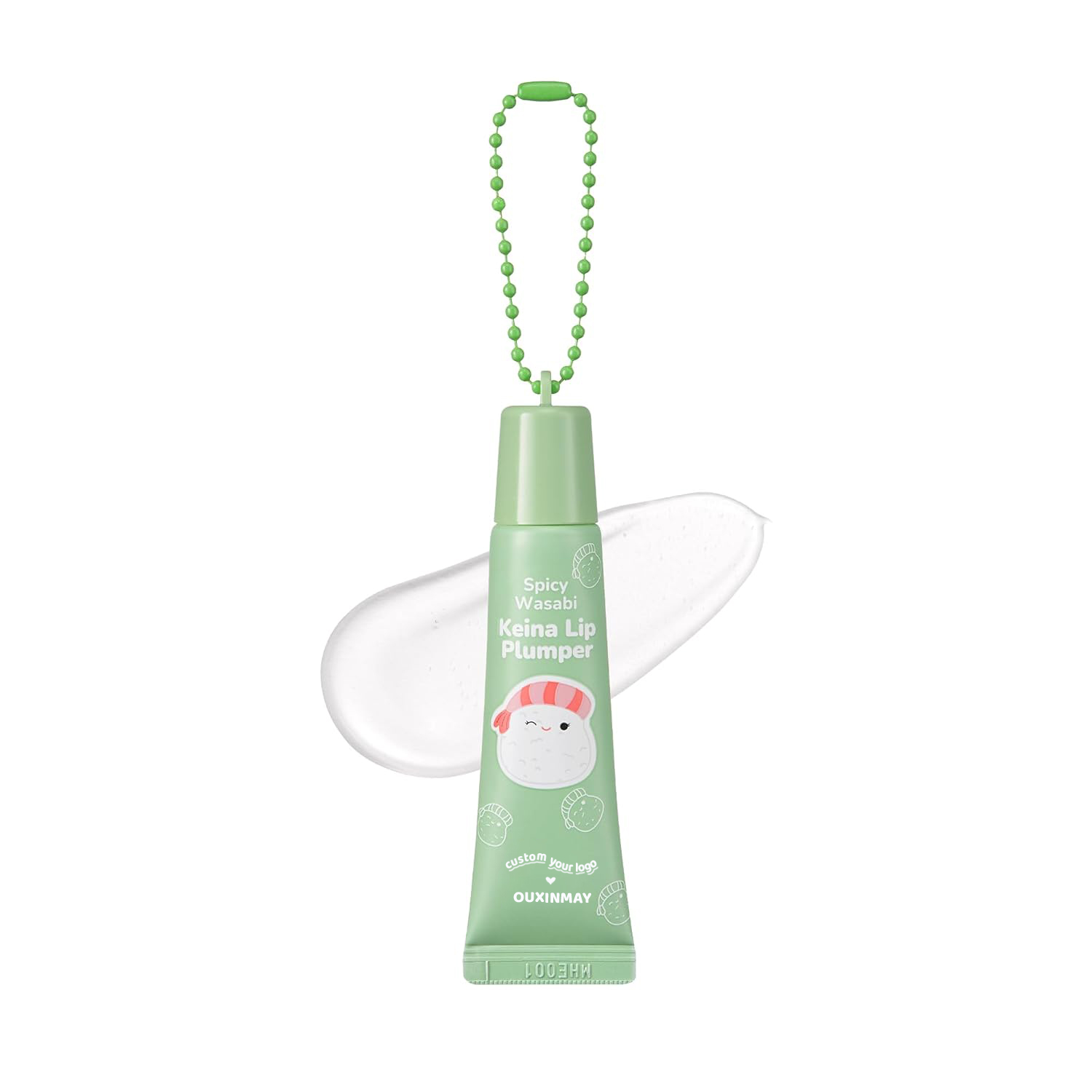 Keychain Lipgloss Tube with Chain – Full Range of Keychain Cosmetic Tube Designs