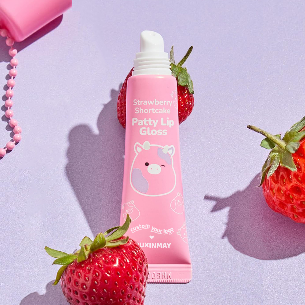 Keychain Lipgloss Tube with Chain